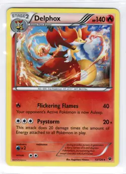 Delphox - XY Fates Collide 13/124 - NM/M - Pokemon Holo Rare Card - Image 1