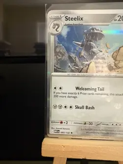 STEELIX - 093/132 Mega Evolution NM - Rare Holo - Pokemon TCG Card 2025 - Image 2