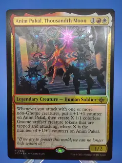 MTG 3X Foil Anim Pakal, Thousandth Moon NM Lost Caverns Of Ixalan # 0223 - Image 4