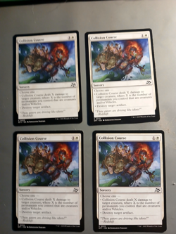 4X - MTG - MAGIC THE GATHERING MTG AETHERDRIFT COLLISION COURSE NM/M - Image 1