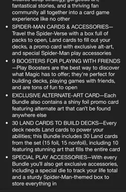 Magic The Gathering MTG Marvel's Spider Man Bundle Box New Sealed Ready To ship - Image 4