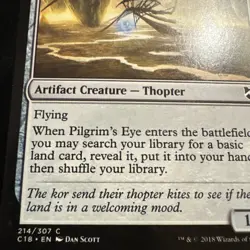 Pilgrim's Eye - Commander 2018 #214/307 MTG Magic The Gathering - Image 2