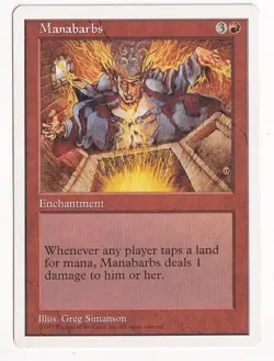 Manabarbs (LP) Fifth Edition 5ED Magic MTG - Image 1