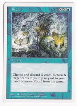 Recall x1 Fifth Edition #115 NM 1997 MTG - Image 1