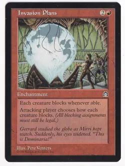 Invasion Plans (NM) Stronghold STH Magic MTG - Image 1
