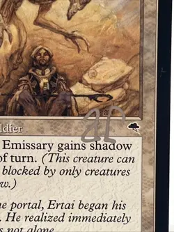 Signed Solitary Emissary Tempest Near Mint Magic The Gathering Mtg Autograph - Image 2