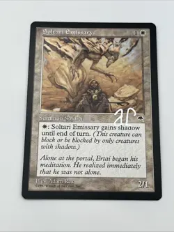 Signed Solitary Emissary Tempest Near Mint Magic The Gathering Mtg Autograph - Image 5