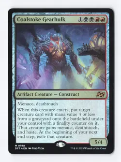 Coalstoke Gearhulk #198 FOIL Mythic Rare - MTG: Aetherdrift DFT NM - Image 1