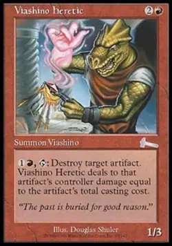 Viashino Heretic - Medium Play MTG Urza's Legacy - Image 1