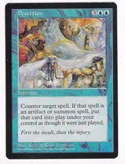 MTG Desertions NM- Visions Magic the Gathering - Image 1