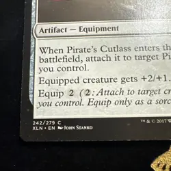 PIRATE'S CUTLASS Ixalan #242 XLN(NM)(MTG) - Image 2