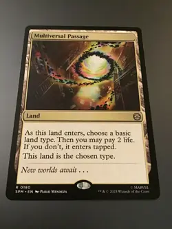 MTG Universes Beyond Marvel Spider-Man #0180 Multiversal Passage - Image 1