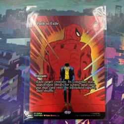 Borderless Foil Path to Exile Marvel's Spider-Man #0004 MTG 2025 - Image 1