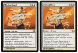 Shining Shoal x2 2x 2005 Betrayers of Kamigawa White Rare Instant MTG NM AZ1 - Image 1