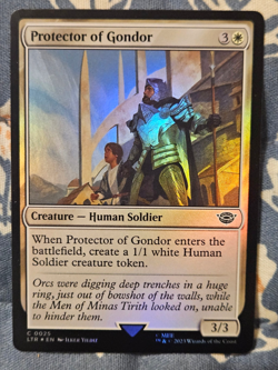 Protector of Gondor FOIL LTR: Tales of Middle-Earth Lord of the Rings MTG Magic - Image 1