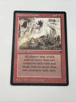 Caverns Of Despair Legends Excellent LP Mtg Magic The Gathering 1994 - Image 4