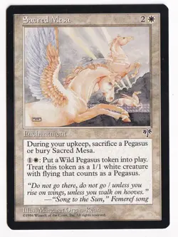 Magic The Gathering Mirage Sacred Mesa MTG TCG CCG - Image 1