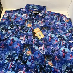 MTG x Spider-Man Collared Shirt MagicCon Atlanta Limited Ed. Excl. *New* 2XL - Image 1