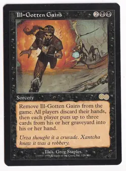 Magic The Gathering Urza's Saga Ill-Gotten Gains #138/350 MTG TCG CCG - Image 1