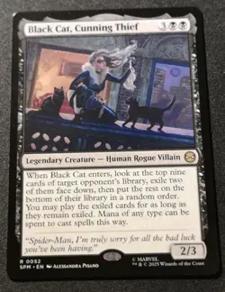 Black Cat, Cunning Thief - SPM - MTG - EN - NM - 0052 - Image 1