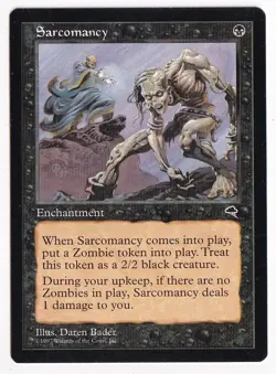 Sarcomancy Tempest Regular Magic The Gathering MTG - Image 1