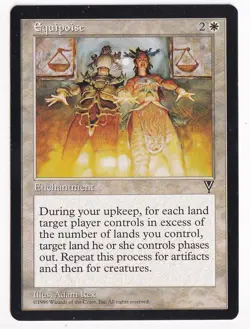 Equipoise MTG Visions Rare White Enchantment Near-Mint to Mint x1 GG1 - Image 1