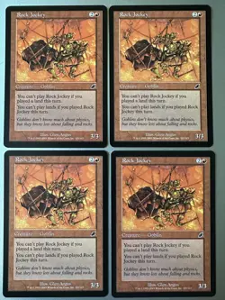 4x Rock Jockey (NM) Scourge Common SCG Magic the Gathering MTG Playset - Image 1