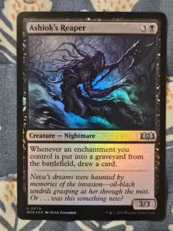 Ashiok's Reaper FOIL Wilds of Eldraine MTG Magic - Image 1