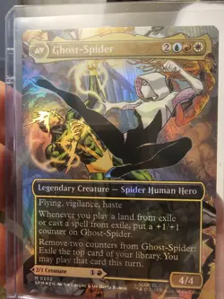 MTG Gwen Stacy (0202) (Borderless) Marvel's Spider-Man Foil - Image 2