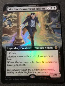 Morlun, Devourer Of Spiders - Foil - Extended Art - SPM - MTG - EN - NM - 0257 - Image 1