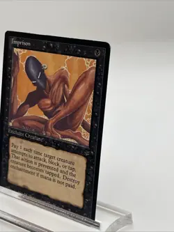 Magic MTG Legends Imprison Excellent LP Banned DISAVOWED CARD 1994 - Image 3