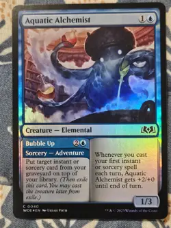 Aquatic Alchemist FOIL (40/475) Wilds of Eldraine MTG Magic - Image 1