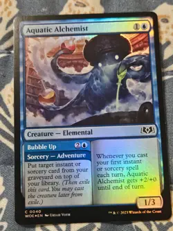 Aquatic Alchemist FOIL (40/475) Wilds of Eldraine MTG Magic - Image 2