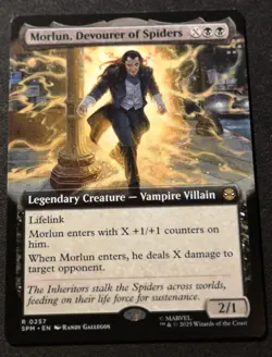 Morlun, Devourer Of Spiders - Extended Art - SPM - MTG - EN - NM - 0257 - Image 1