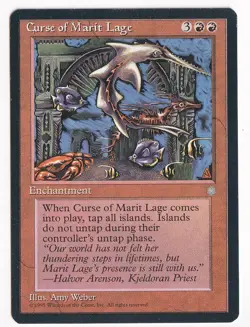 CURSE OF MARIT LAGE x1 mtg NM Ice Age 1 Rare - Image 1