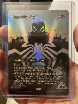 MTG Opposition Agent (Borderless) Marvel Universe Eternal-Legal Foil - Image 1