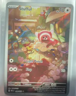 Pokemon STUFFUL 154/132 - Mega Evolution - ILLUSTRATION RARE -Near Mint - Image 1