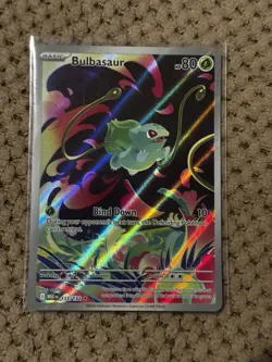 Pokemon Bulbasaur IR Mega Evolution 133/132 In Hand English - NM- Pack Fresh - Image 1