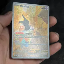 Pokemon TCG Mimikyu Paldean Fates Promo 075 - Image 3