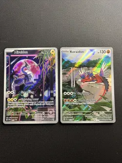 Koraidon 013 & Miraidon 014 SET SVP Black Star Promo Pokemon TCG - Image 1