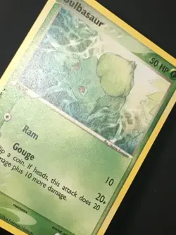 Pokemon Bulbasaur 55/112 EX Fire Red & Leaf Green 2004 Regular Common LP - Image 2