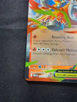 Pokemon TCG Mega Camerupt ex 022/132 Mega Evolution Double Rare NM - Image 5