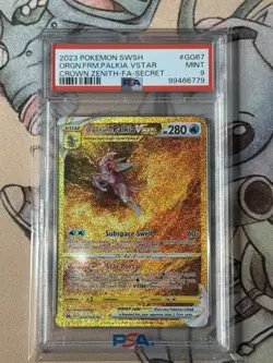 Origin Forme Palkia VSTAR #GG67 PSA 9 Pokemon Crown Zenith Galarian Gallery - Image 1