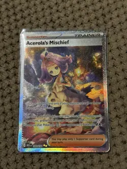Acerola’s Mischief SIR 183/132 Pokemon Mega Evolution English NM - Image 1