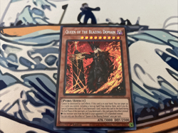 Yugioh Queen of the Blazing Domain Prismatic Secret Rare MP25-EN147 Near Mint - Image 1