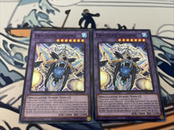 Yugioh Dracotail Gulamel x2 Super Rare JUSH-EN007 Near Mint - Image 1