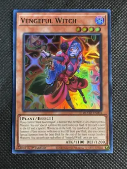 YuGiOh! - Vengeful Witch DOOD-EN004 Super Rare 1st Edition Near Mint - Image 1