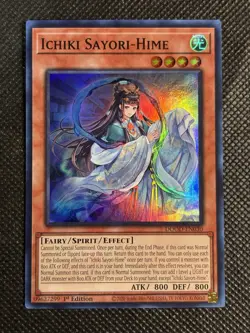 YuGiOh! - Ichiki Sayori-Hime DOOD-EN030 Super Rare 1st Edition Near Mint - Image 1