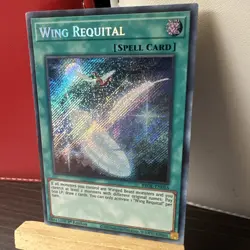 Yugioh Wing Requital BROL-EN016 Secret Rare 1st Ed NM + BONUS HOLO - Image 1