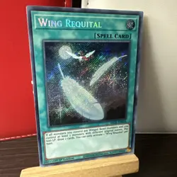 Yugioh Wing Requital BROL-EN016 Secret Rare 1st Ed NM + BONUS HOLO - Image 3
